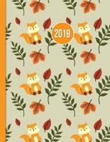 2019 Planner; Fall Foxes