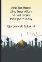 And for Those Who Fear Allah, He Will Make Their Path Easy ? Quran ? Al Talak 4