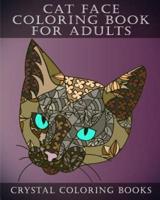 Cat Face Coloring Book for Adults
