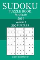 300 Medium Sudoku Puzzle Book 2019