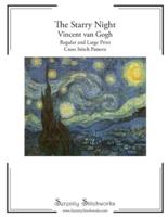The Starry Night Cross Stitch Pattern - Vincent Van Gogh
