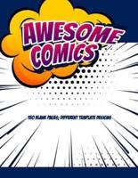 Blank Comic Book For Adults, Teens & Kids