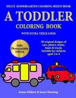 Delux Kindergarten Coloring Sheets Book