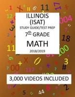 7th Grade Illinois Isat, Math, Test Prep - 2019