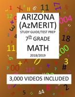 7th Grade Arizona Azmerit, Math, Test Prep - 2019