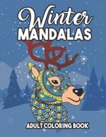 Winter Mandalas Adult Coloring Book