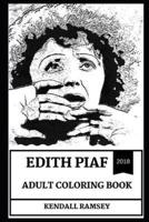 Edith Piaf Adult Coloring Book