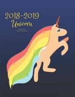 2018 2019 15 Months Unicorn Daily Planner