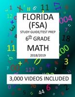 6th Grade Florida Fsa, 2019 Math, Test Prep