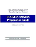 Business Owners Preparation Guide