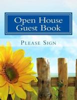 Open House Guest Book