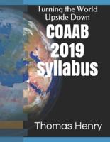 COAAB 2019 Syllabus
