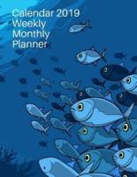 Calendar 2019 Weekly Monthly Planner