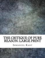 The Critique of Pure Reason