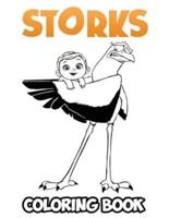 Storks Coloring Book