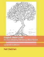 English Mind Craft - B1 Vocabulary Memory Notebook.