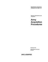 Department of the Army Pamphlet DA PAM 70-3 Army Acquisition Procedures September 2018