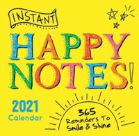 2021 Instant Happy Notes Boxed Calendar