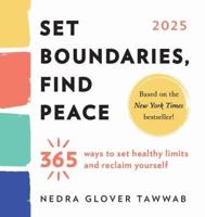 2025 Set Boundaries, Find Peace Boxed Calendar