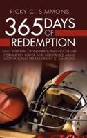 365 Days of Redemption: Daily Journal of Inspirational Quotes by Former Nfl Player and Substance Abuse Motivational Speaker Ricky C. Simmons