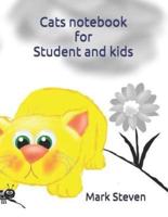 Cats Notebook for Student and Kids