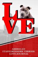 American Staffordshire Terrier Love Journal