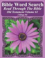 Bible Word Search Read Through The Bible Old Testament Volume 61