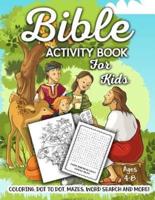 Bible Activity Book for Kids Ages 4-8