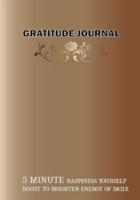 Gratitude Journal 5 Minute Happiness Yourself Boost to Brighten Energy of Daily
