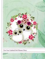 Two Year Undated Owl Planner/Diary
