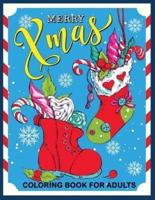 Merry Xmas Coloring Book for Adults