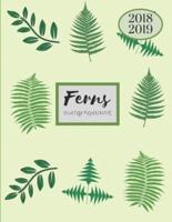 2018 2019 Ferns 15 Months Daily Planner