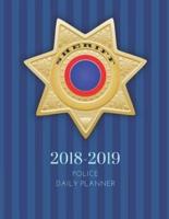 2018 2019 Sheriff 15 Months Daily Planner