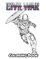 Captain America Civil War Coloring Book