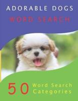 Adorable Dogs Word Search
