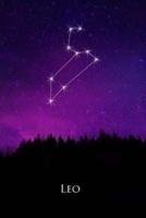 2019 Weekly Planner Leo Constellation Night Sky Astrology Symbol 134 Pages