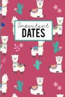 Important Dates