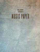 Blank Sheet Music Paper