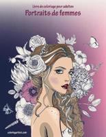 Livre De Coloriage Pour Adultes Portraits De Femmes 1