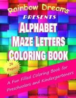 Alphabet Maze Coloring Book