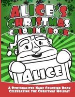 Alice's Christmas Coloring Book