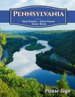 Pennsylvania Real Estate Open House Guest Book