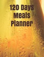 120 Days Meals Planner