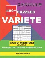 400+ Puzzles VARIETE Easy - Medium Levels Calcudoku Killer Jigsaw Numbricks Chain