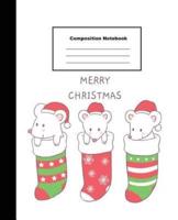Merry Christmas Composition Notebook