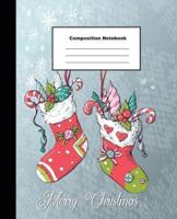 Merry Christmas Composition Notebook