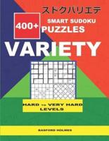 Smart Sudoku 400+ Puzzles VARIETY ( Hard to Very Hard Levels)
