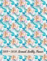 2019-2020 Mermaid Monthly Planner