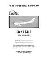 Pilot's Operating Handbook Cessna Skylane 1976 Model 182P