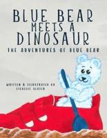 Blue Bear Meets a Dinosaur